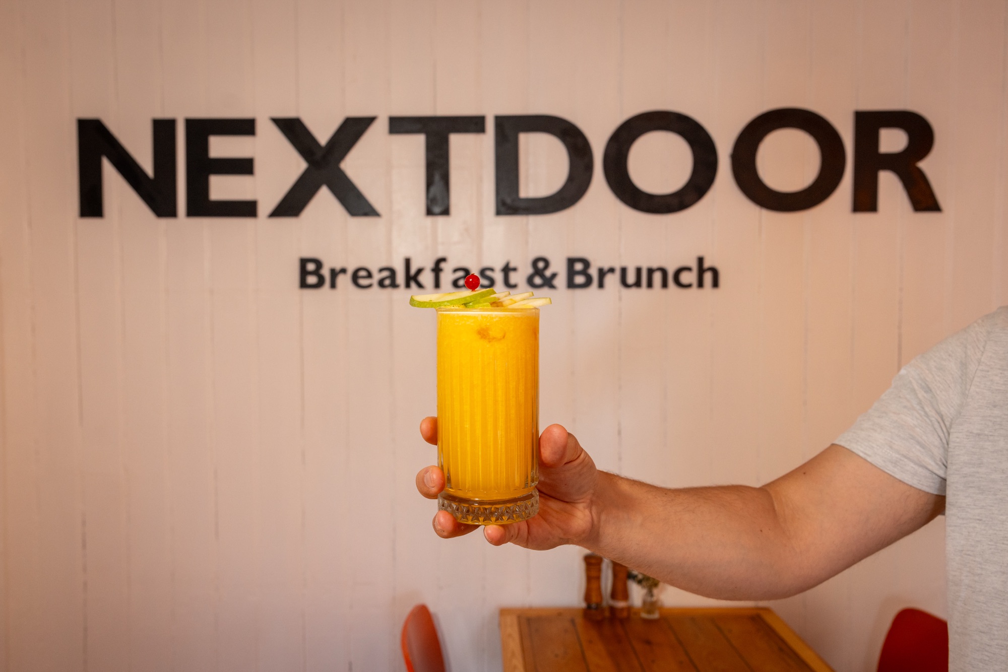 Fresh mango smoothie